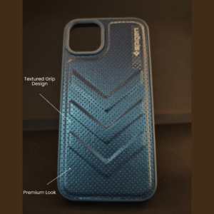 iPhone 14 Plus Protective Case – Premium Blue Edition Textured Grip Design Slim & Protective