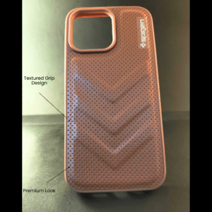 I Phone 14 Pro Max Premium Brown Protective Case | Textured Grip | Slim Shockproof TPU Cover