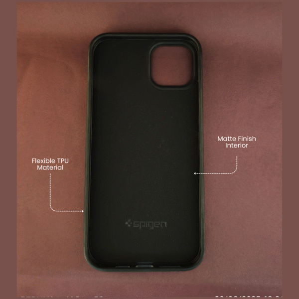 I Phone 15 Plus Back Cover Case Compatible with iPhone 15 Plus (TPU | Matte Black) - Image 2