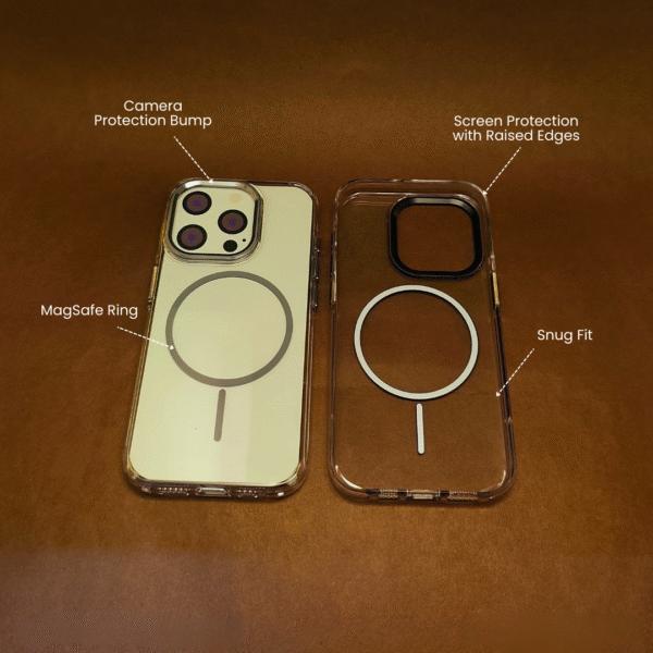 iPhone 15 Pro | Mag-Safe Wireless Charging | Designed with Magnetic Lock Shockproof