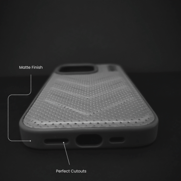 iPhone 15 Pro Premium Grey Protective Case Textured Grip Slim Shockproof - Image 2