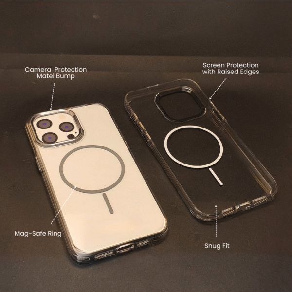 iPhone 15 Pro Max | Mag-Safe Wireless Charging | Designed with Magnetic Lock Shockproof
