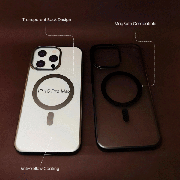 IPhone 15 Pro Max Back Cover anti-yellow coating scratch resistance, drop protection