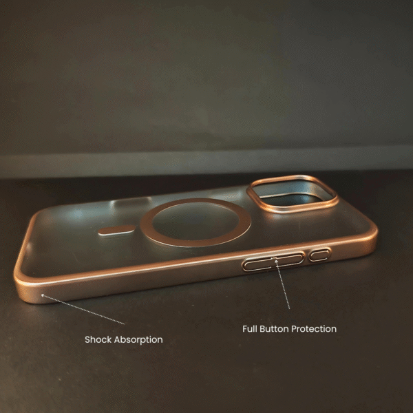 I Phone16 Pro Max  Cover Transparent sleek premium look anti yellow long-lasting - Image 4