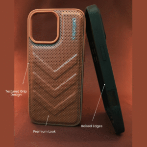 iPhone 16 Pro Max Premium Textured Grip Case with Raised Edges Stylish & Premium