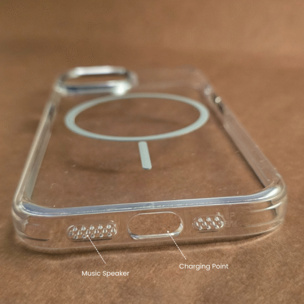 iPhone 14 |Designed with Shockproof Phone Bumper Transparent Back Case Cover. - Image 3